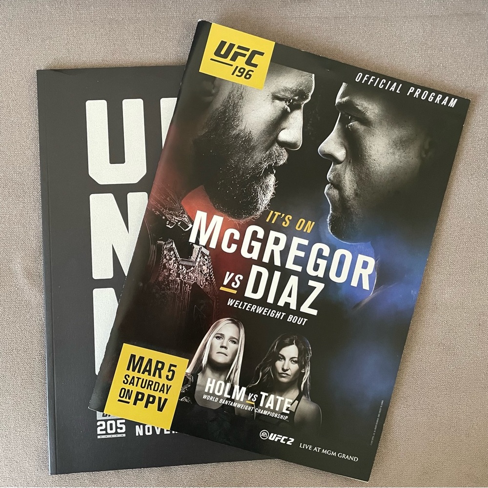 UFC 196 Official Programs - Picture 9 of 9